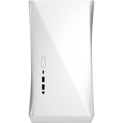 Fractal Design Era ITX Cobalt – Tempered Glass Top Panel – Mini-ITX Computer Case – Small Form Factor – Water-Cooling Ready – USB Type-C - Aluminium