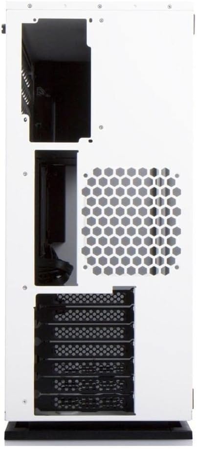 InWin 303C/White Type-C Gen 2 RGB LED ATX Mid Tower with Tempered Glass Computer Chassis Case