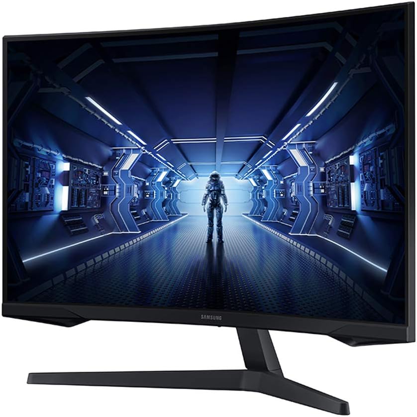 Samsung 32” Odyssey G5 S32CG552EM 32 INCH 2K QHD  Gaming Monitor, WQHD (2560x1440), 165Hz, Curved, 1ms, HDMI, Display Port, AMD FreeSync Premium