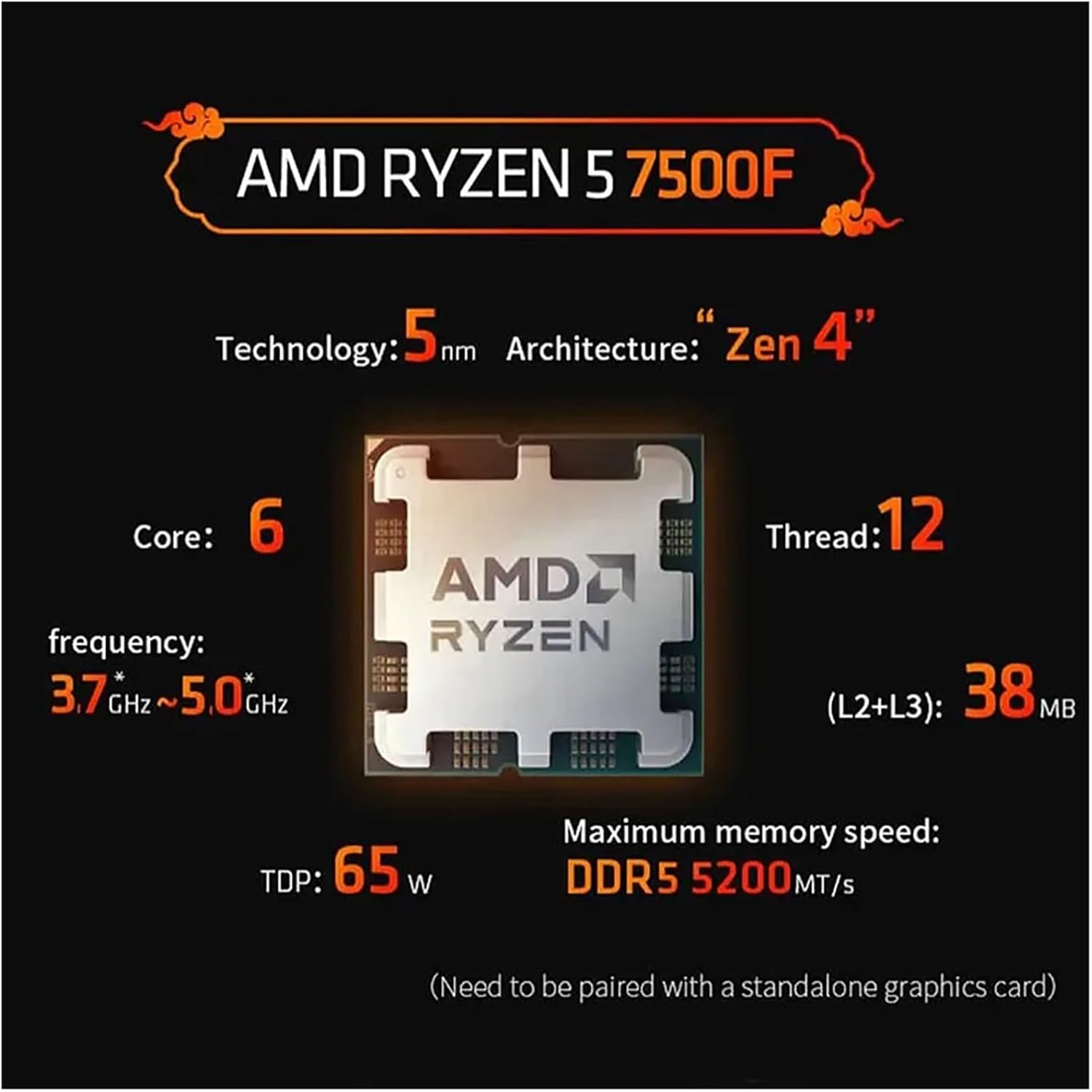 AMD Ryzen 5 7500F MPK