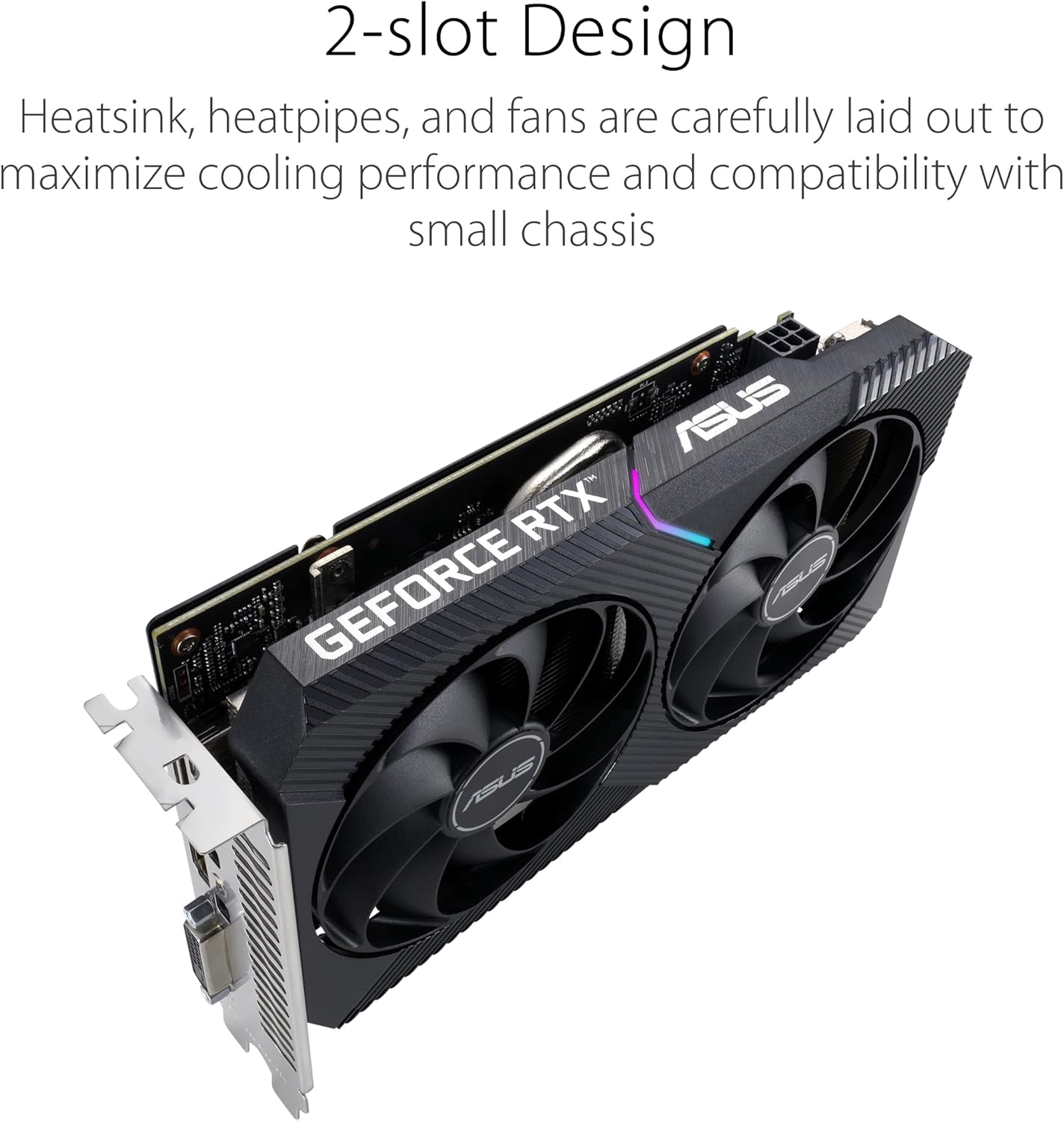 ASUS Dual GeForce RTX 3050 V2 OC Edition 8GB GDDR6