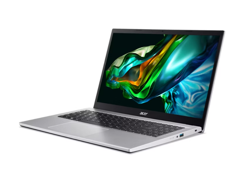 Acer Aspire 3 A315-44P-R4GH Laptop, AMD Ryzen 7-5700U, 512GB PCIe SSD, 8GB RAM, 15.6 Inch, FHD Display, AMD Radeon Graphics, FreeDOS - Silver