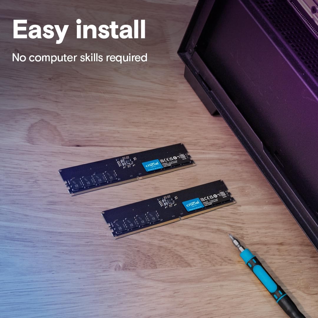 Ram Crucial 8GB DDR5 4800HZ UDIMM Desktop
