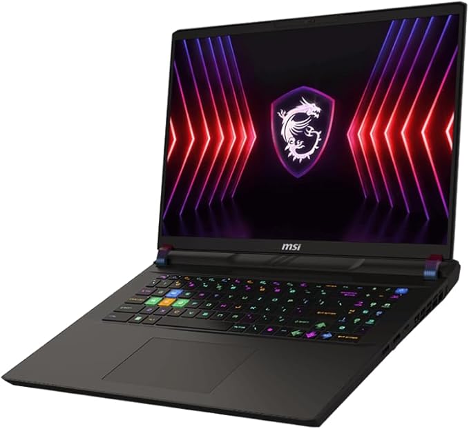  MSI Vector 16 HX A14VHG 9S7-15M142-801 Intel Core i9-14900HX , 16GB DDR5 Ram, 1TB SSD, RTX 4080 12GB, 16 Inch QHD IPS Display, Win 11, 2 Years Warranty Laptop