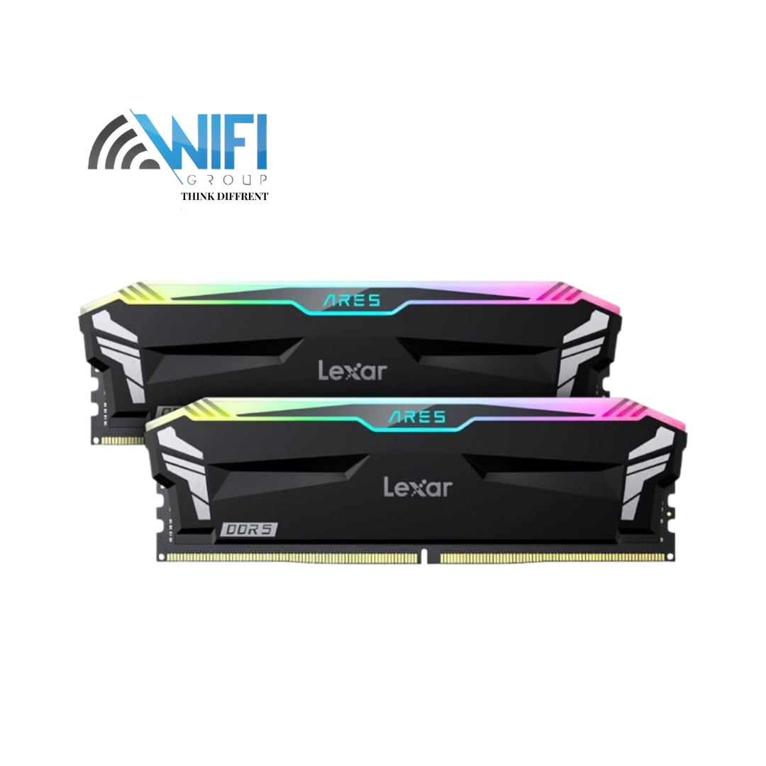 LEXAR ARES DDR5 32GB(2X16GB) 7200MHZ RGB RAM | LD5U16G72C34LA-RGD