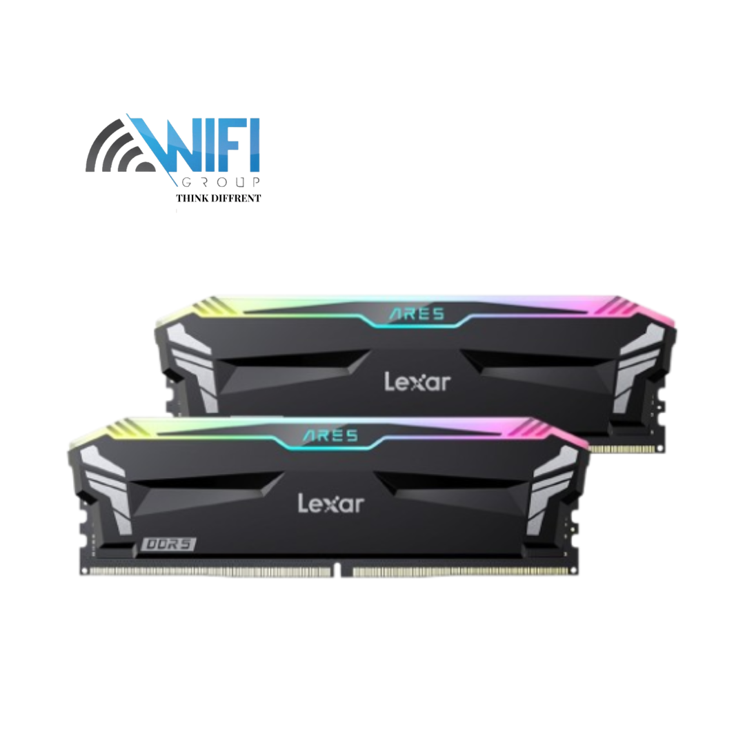 LEXAR ARES DDR5 32GB(2X16GB) 6800MHZ RGB RAM | LD5U16G68C34LA-RGD