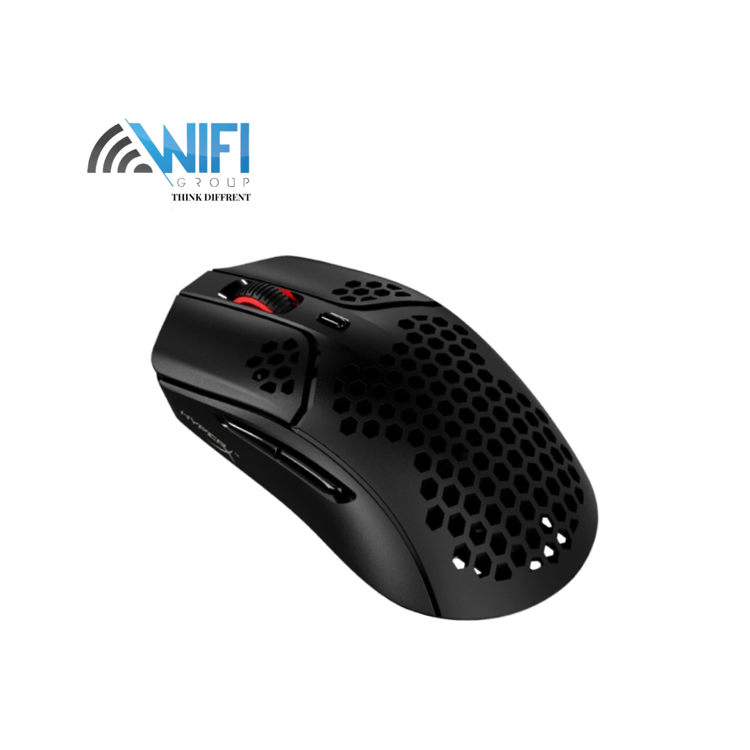HyperX Pulsefire Haste – Wireless Gaming Mouse – Ultra Lightweight, 61g, 100 Hour Battery Life, 2.4Ghz Wireless, Honeycomb Shell, Hex Design, Up to 16000 DPI, 6 Programmable Buttons – Black
