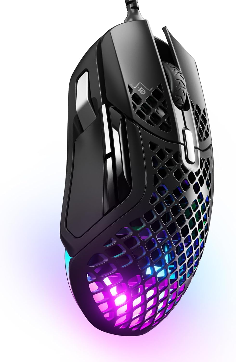 Steelseries Aerox 5 Gaming Mouse – Ultra Lightweight 66G – 9 ProgRAMmable Buttons – Ip54 Water Resistant – Pc/Mac – Fps, Moba, Battle Royale, mmo, Rpg