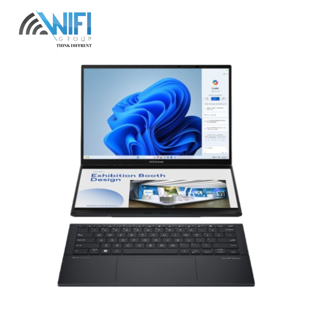 ASUS Zenbook Duo OLED UX8406MA-OLEDI7IG – Intel Core Ultra 7-155H – 16GB – 1TB SSD – Intel Arc Graphics – Dual 14 INCH 3K OLED 120Hz