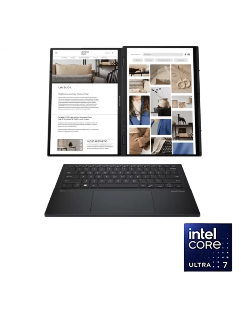ASUS Zenbook Duo OLED UX8406MA-OLEDI7IG – Intel Core Ultra 7-155H – 16GB – 1TB SSD – Intel Arc Graphics – Dual 14 INCH 3K OLED 120Hz