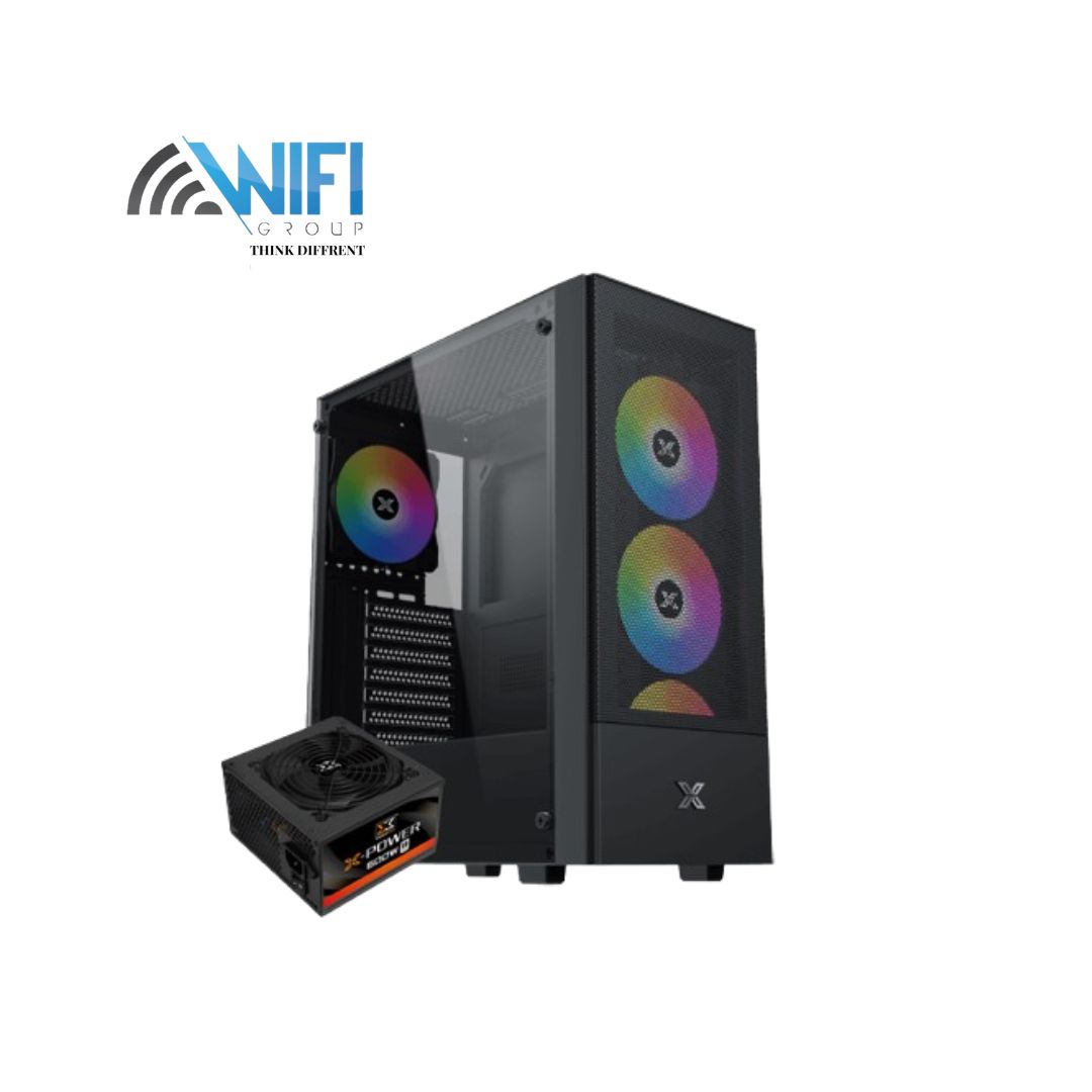 Xigmatek Hero II Air ARGB + X-Power 750W 80+ White Mid Tower Case