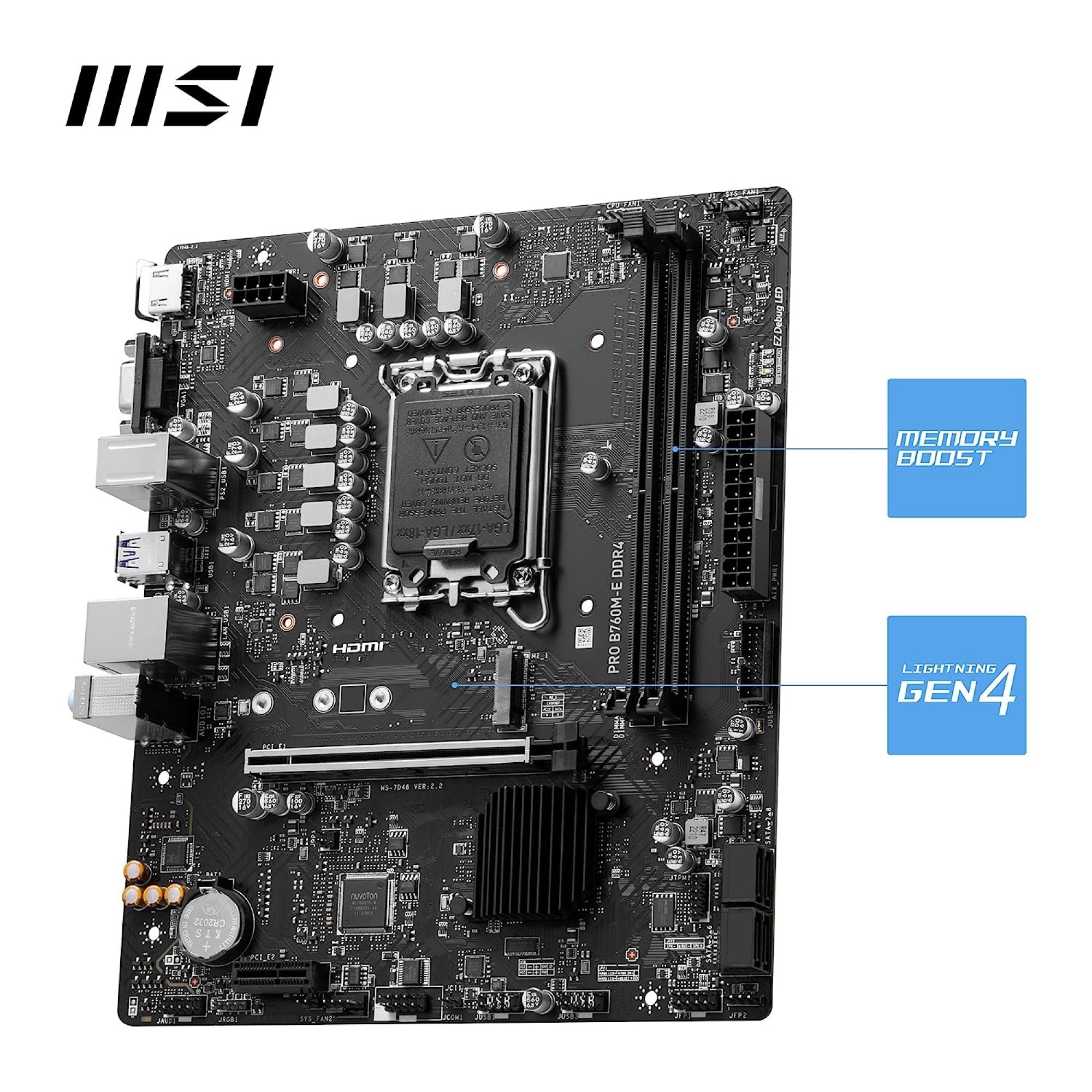 MSI Pro B760M-E DDR4