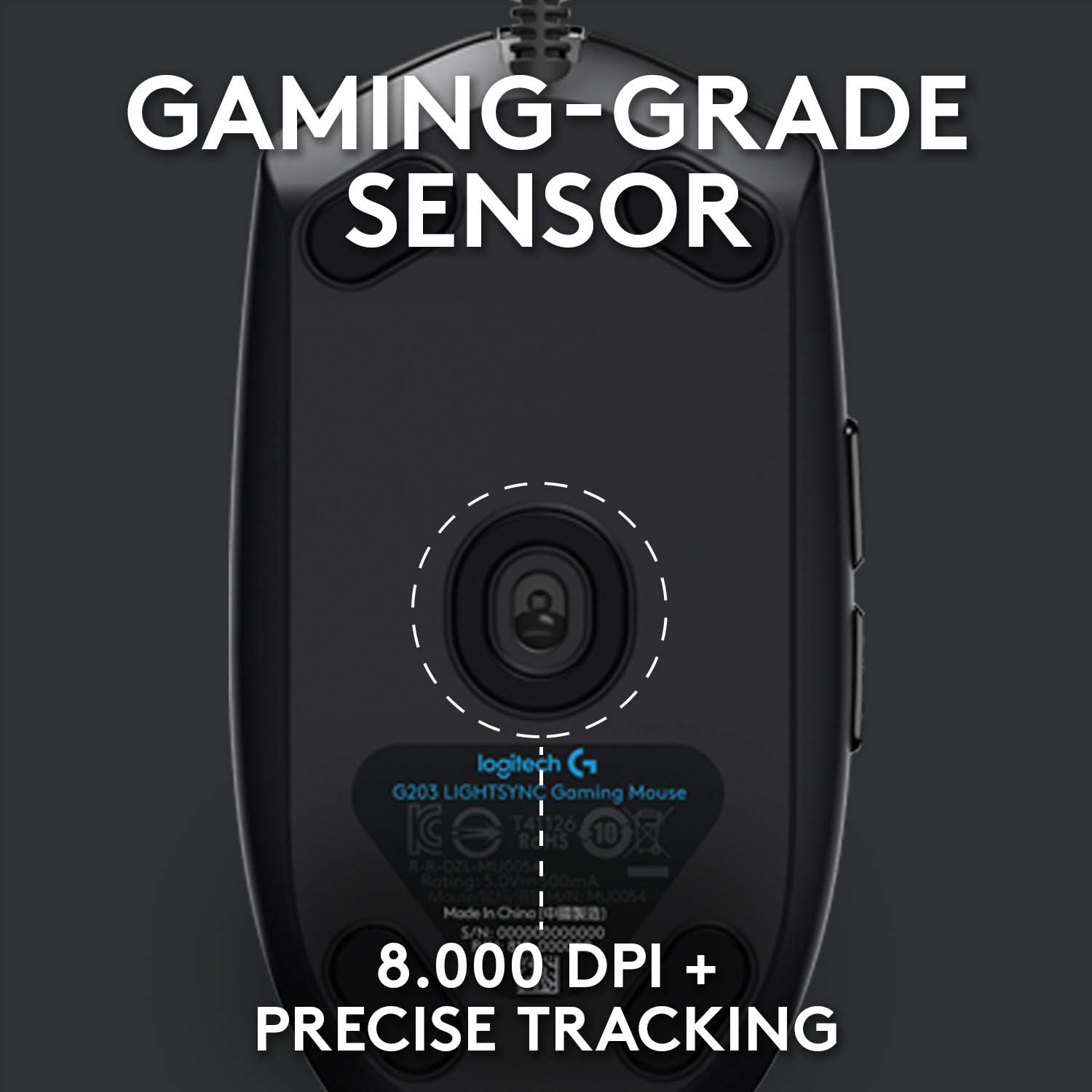 Logitech G102 Wired Gaming Mouse - Black 