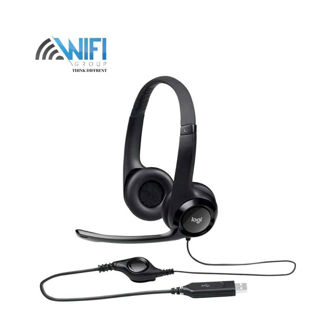 Headset Logitech H390 USB Frequency Response 20 Hz - Black