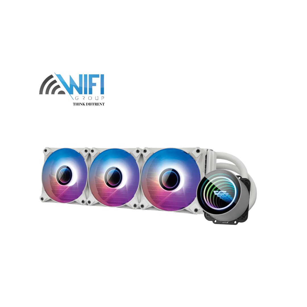 DARKFLASH Twister DXV2 360 Liquid CPU Cooler - White
