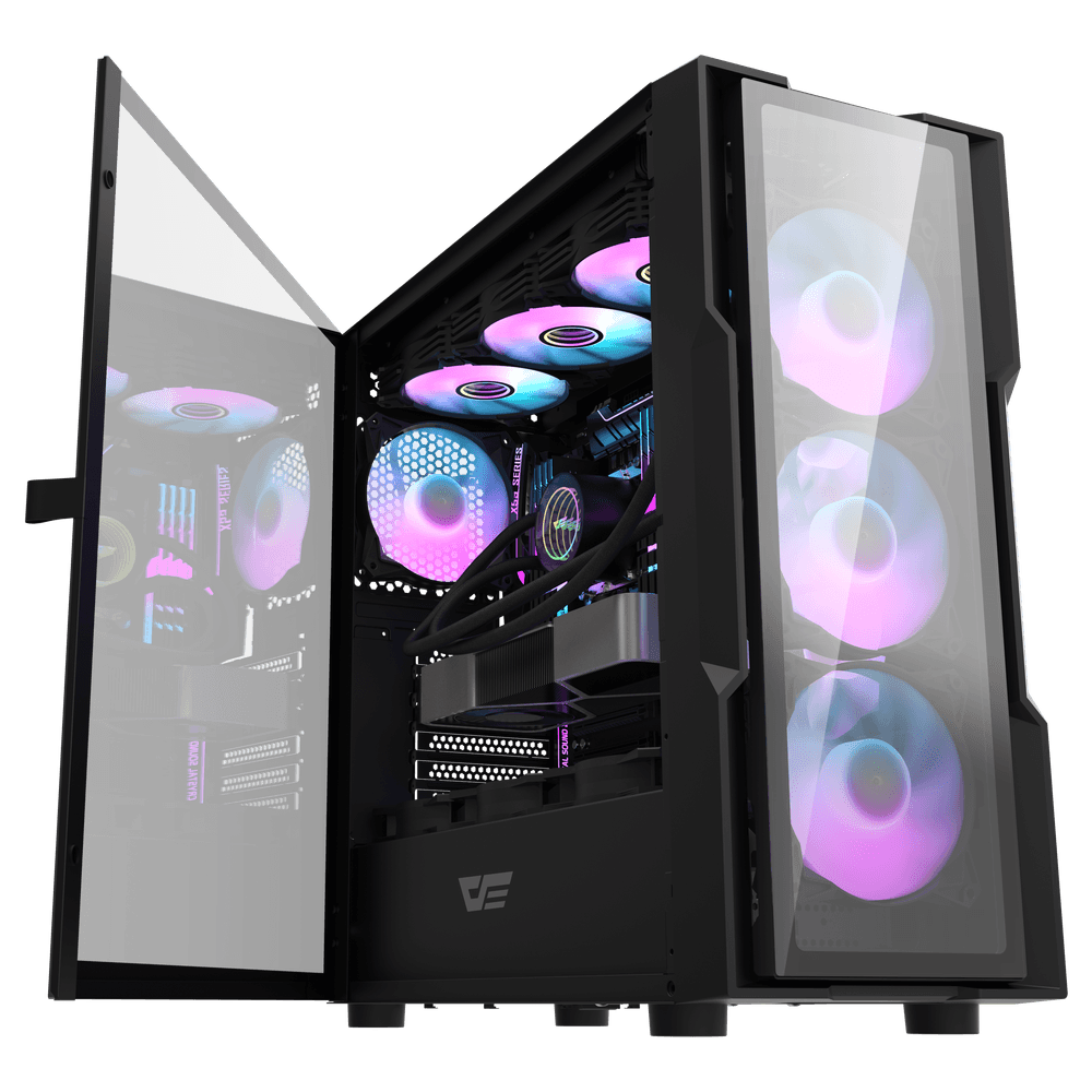 DARKFLASH DK431 Glass E-ATX PC Case