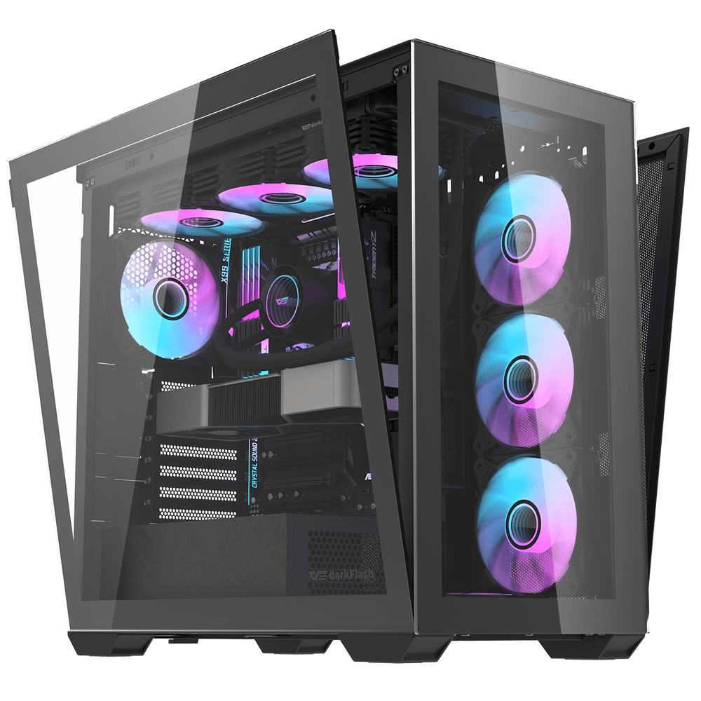 DARKFLASH DLX4000 Glass BLACK