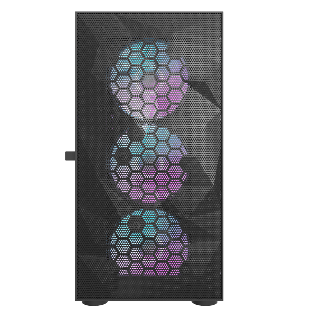DLM21 Mesh MATX BLACK PC Case 