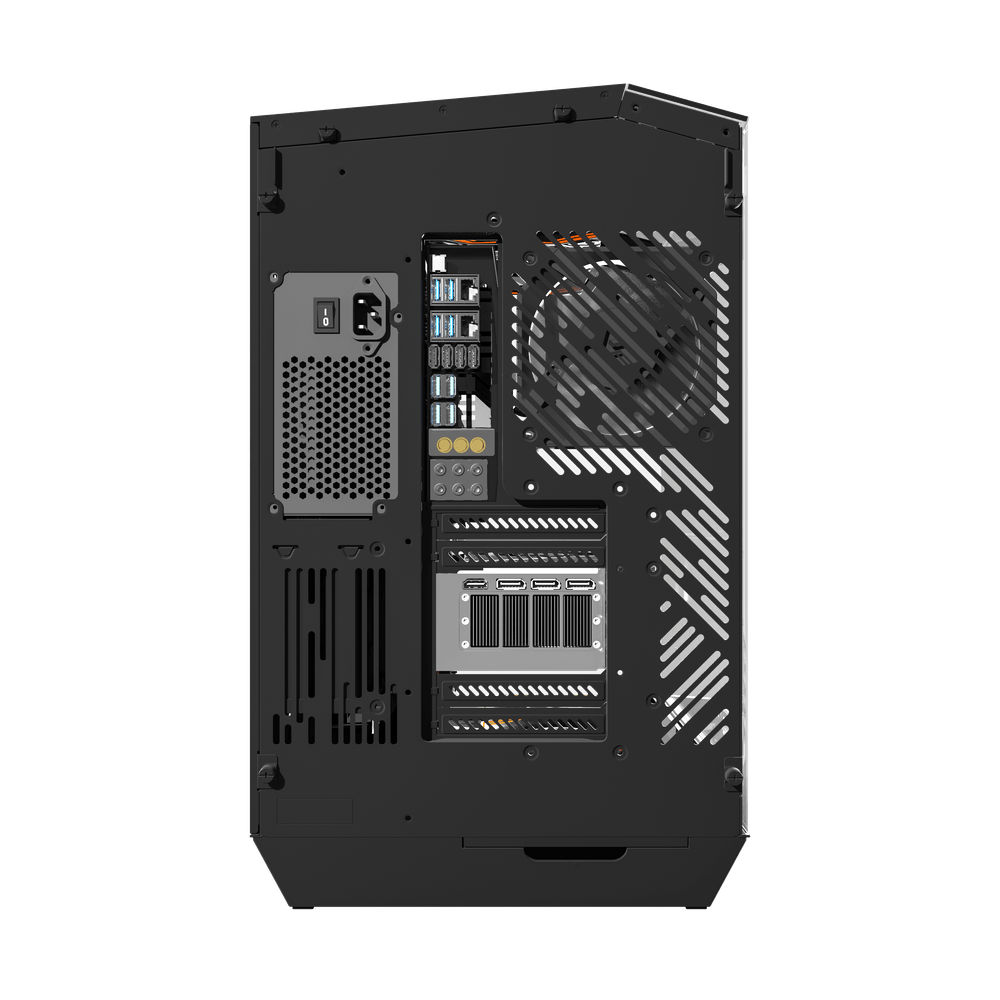 DARKFLASH DY470 BLACK WITH 4 ARGB FANS