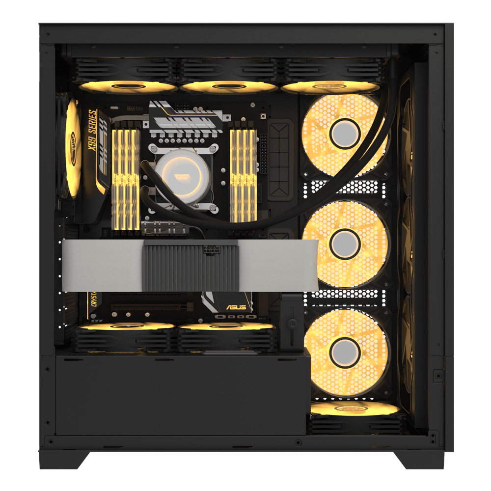 DARKFLASH DF5000 BS ATX CASE ONLY Black