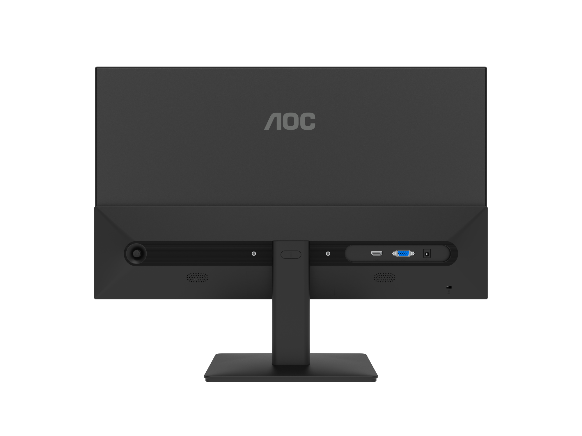AOC-24 -24B20JH2 Monitor 24 FHD IPS Display 100Hz Refresh Rate 1ms MPRT Response Time Adaptive-Sync Flicker-Free Technology 16.7 Million Color Display Black