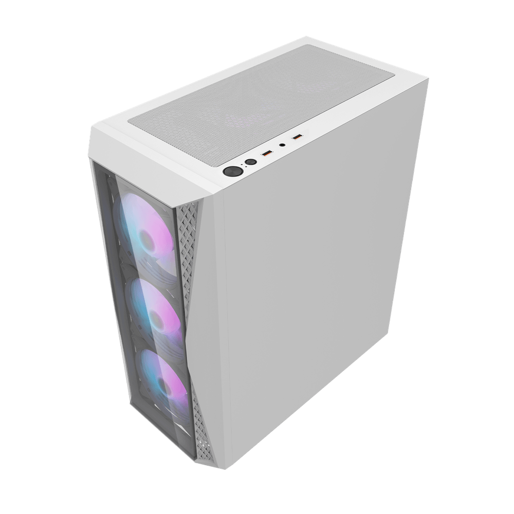 DK352 Plus White ATX PC Case