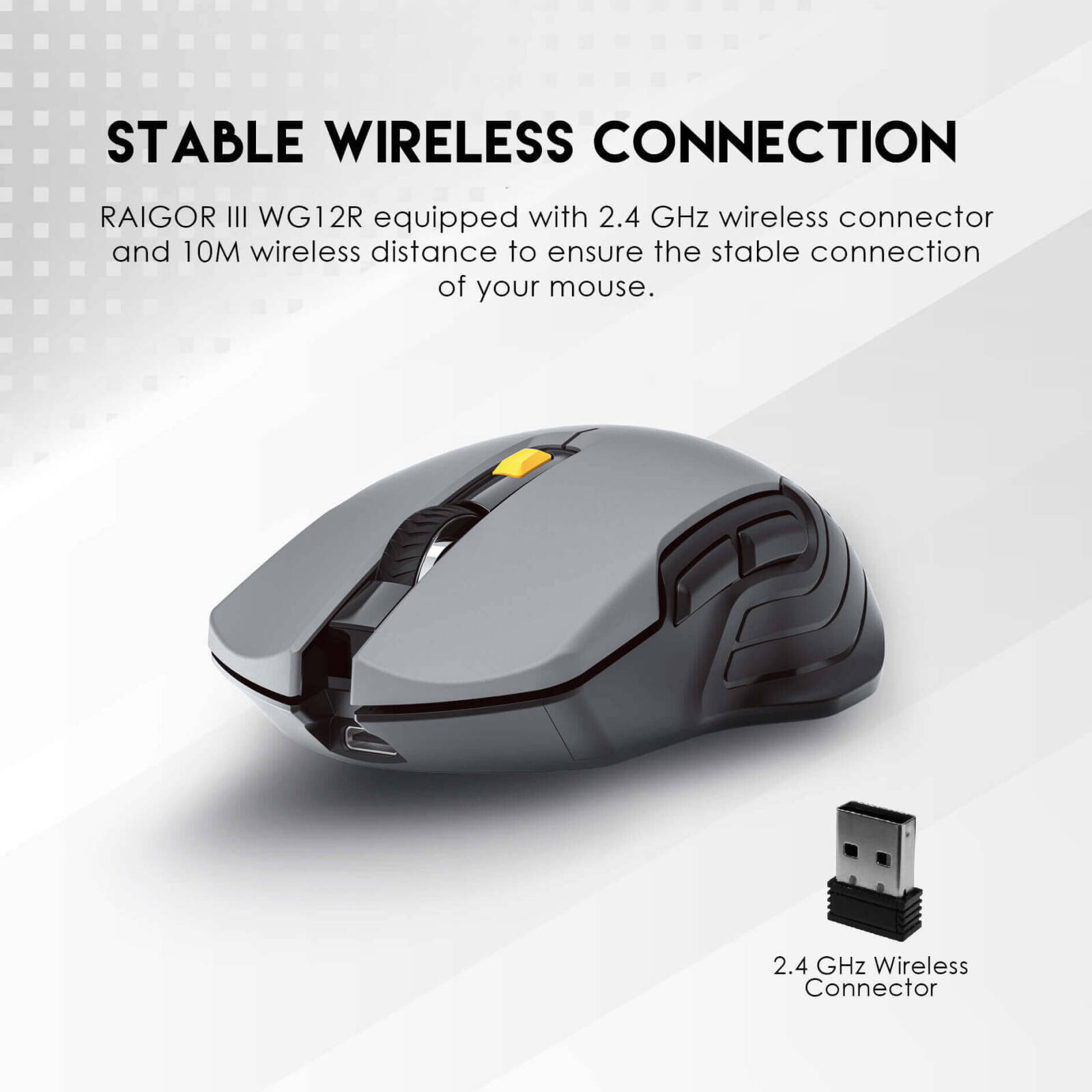 FANTECH WG12R WIRELESS GAMING MOUSE BEIGE