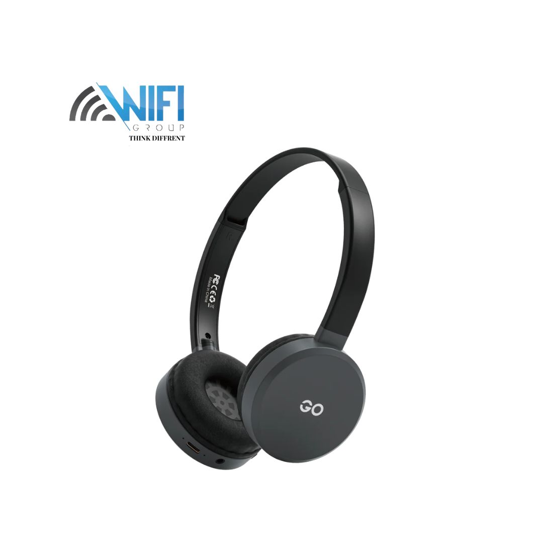FANTECH WH02 GO AIR Bluetooth 5.0 Wireless Headphone Dual Connection - BLACK