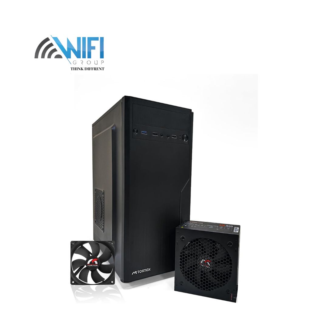 Zion ATX, ITX, M-ATX Gaming PC Case, Pre-installed 350W Power Supply and 120mm Fan*1, Metal Computer Cabinet, HDD, SSD, 7 Expansion Slots