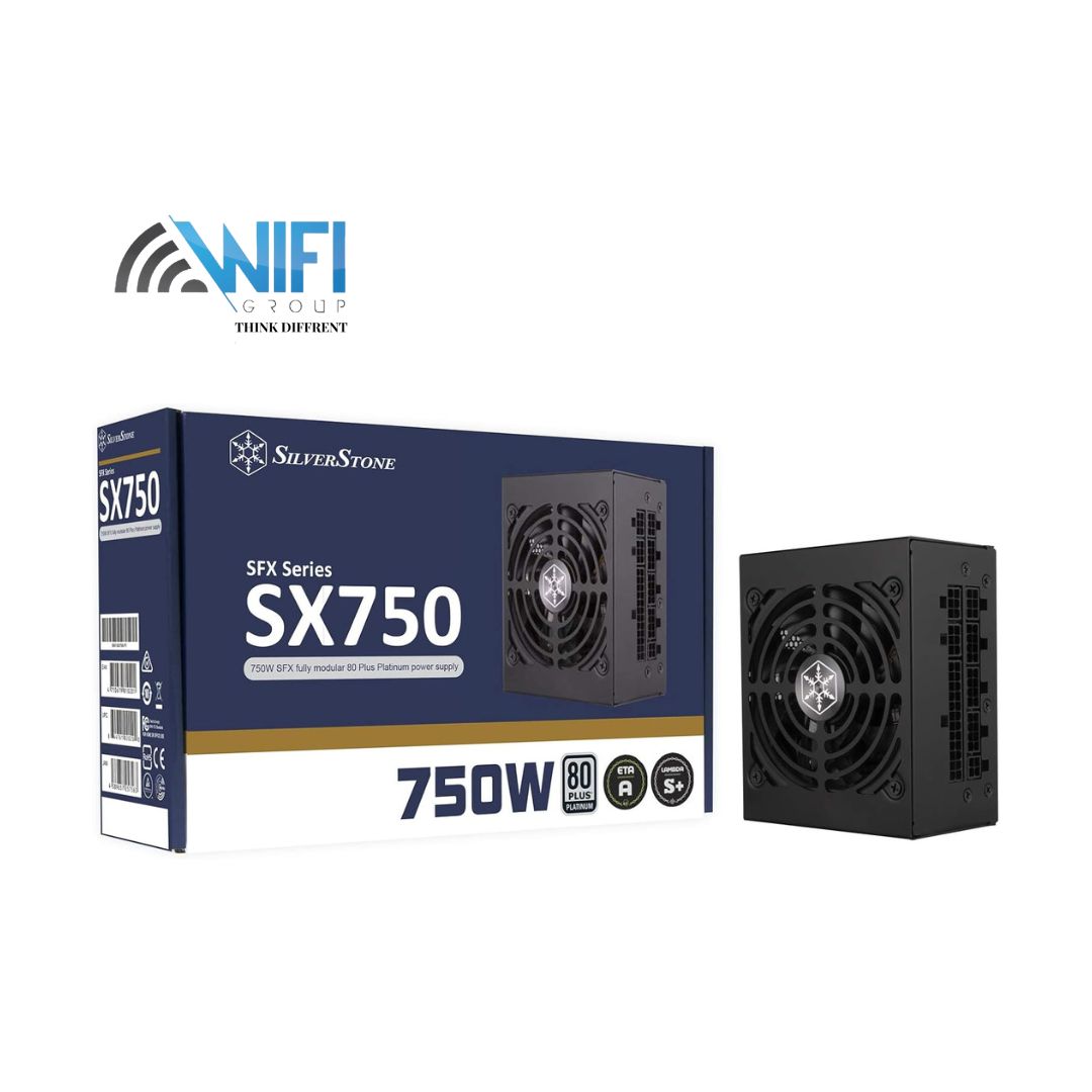 SilverStone SX750 Platinum, 750W SFX Fully Modular 80 PLUS Platinum Power Supply, SST-SX750-PT