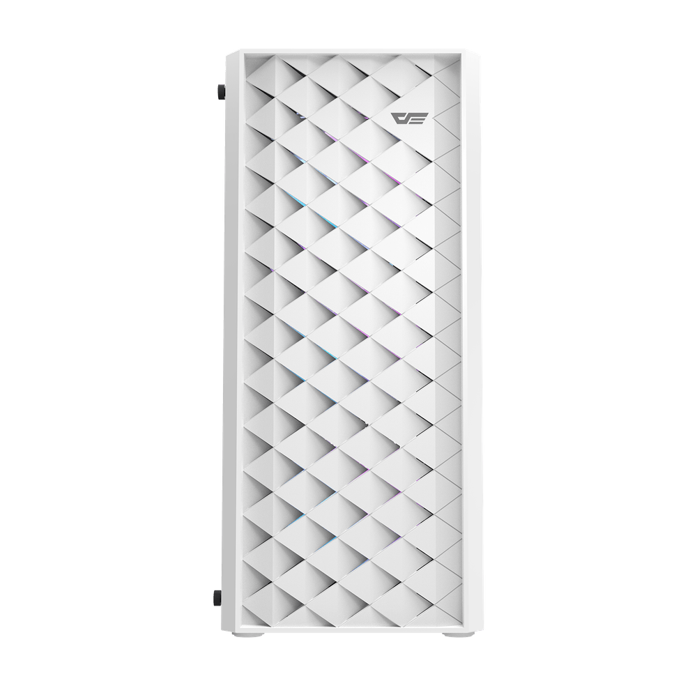 DK361 ATX CASE WITH 4 ARGB FANS WHITE