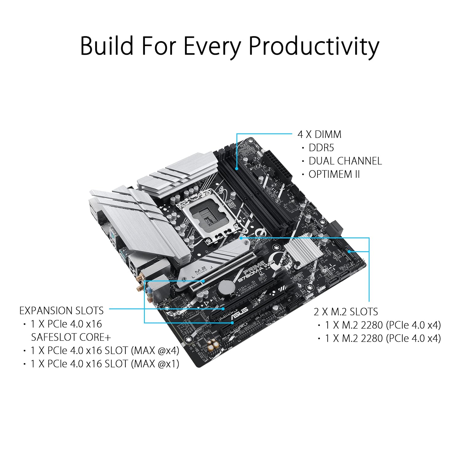 ASUS Prime B760M-A WIFI D5