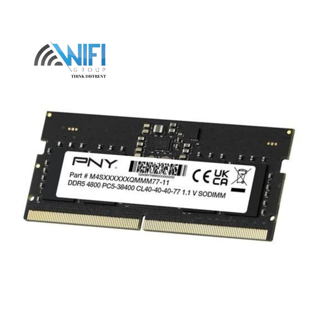PNY Notebook memory 16GB DDR5 SODIMM 4800 MN16GSD54800-BLK