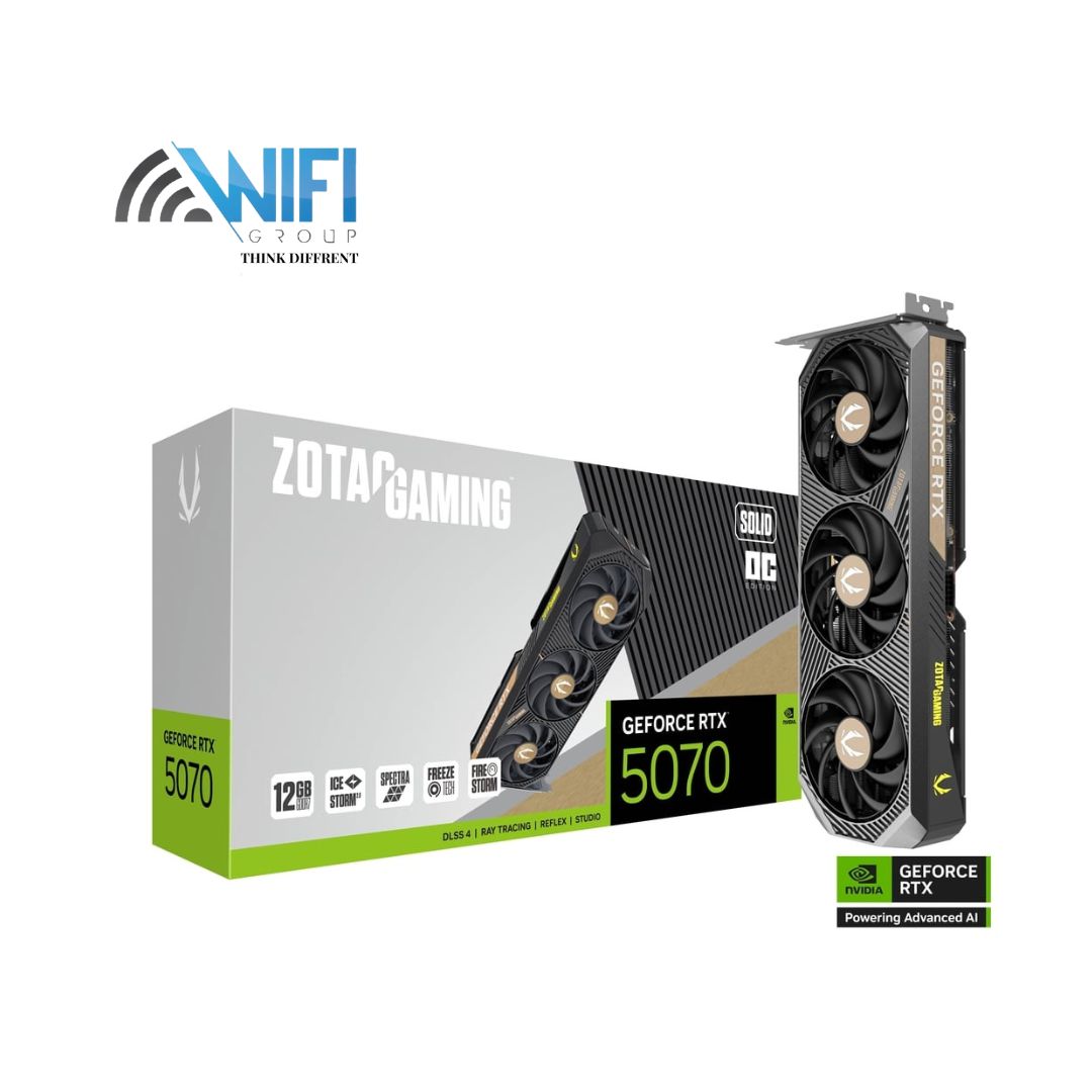 ZOTAC GAMING GeForce RTX 5070 SOLID OC 12GB 192BIT GDDR7