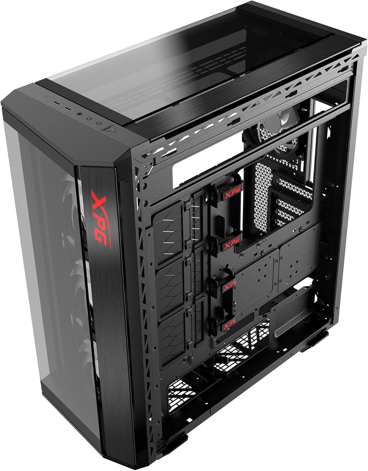 XPG Battlecruiser II Mid-Tower ATX PC Black Gaming Case
