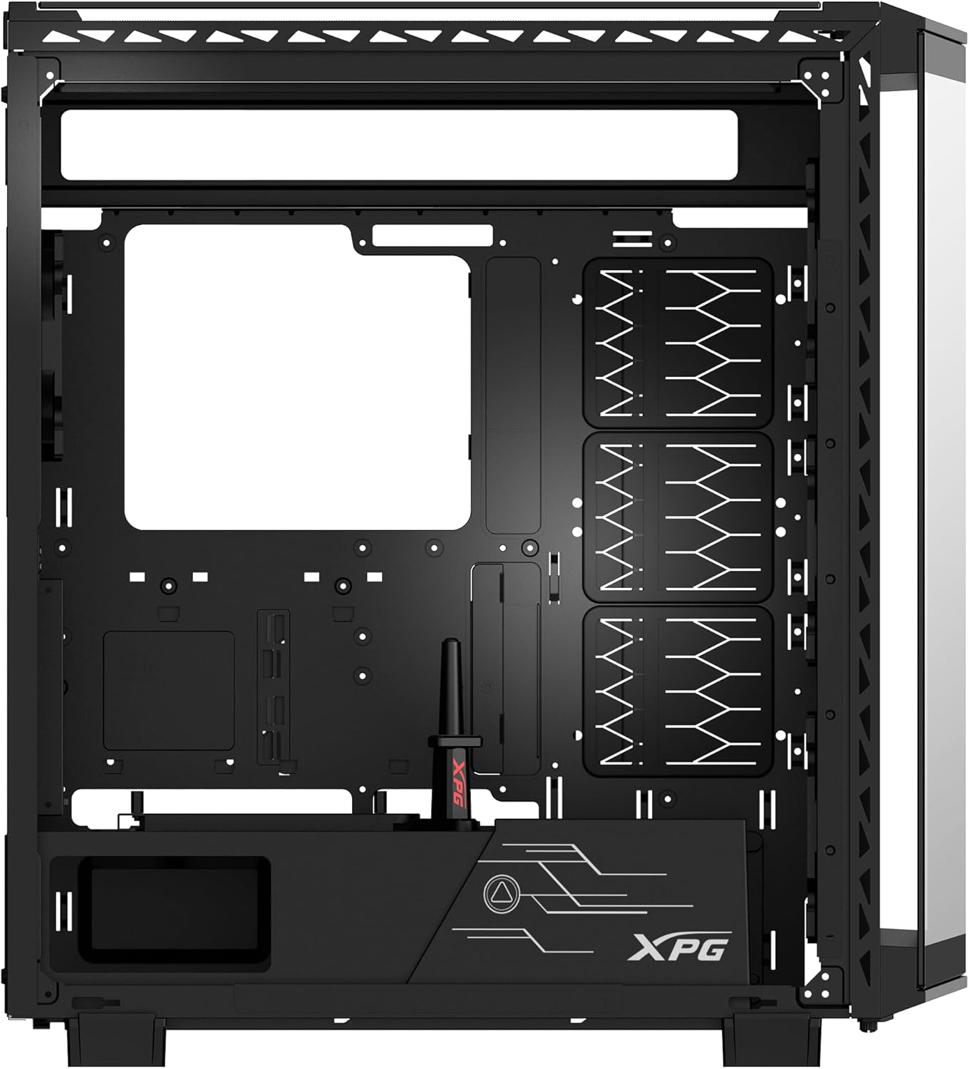 XPG Battlecruiser II Mid-Tower ATX PC Black Gaming Case