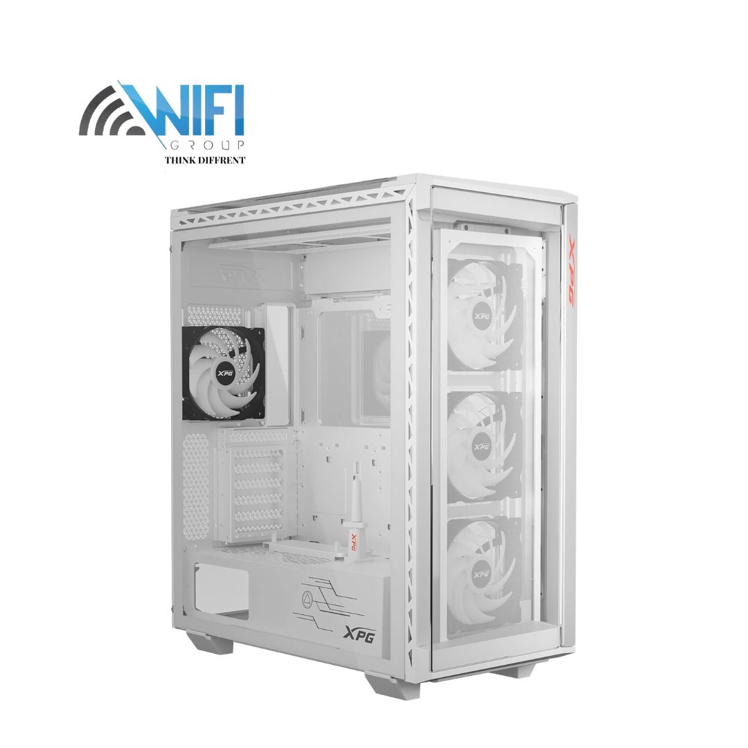XPG Battlecruiser II Mid-Tower ATX PC White Gaming Case