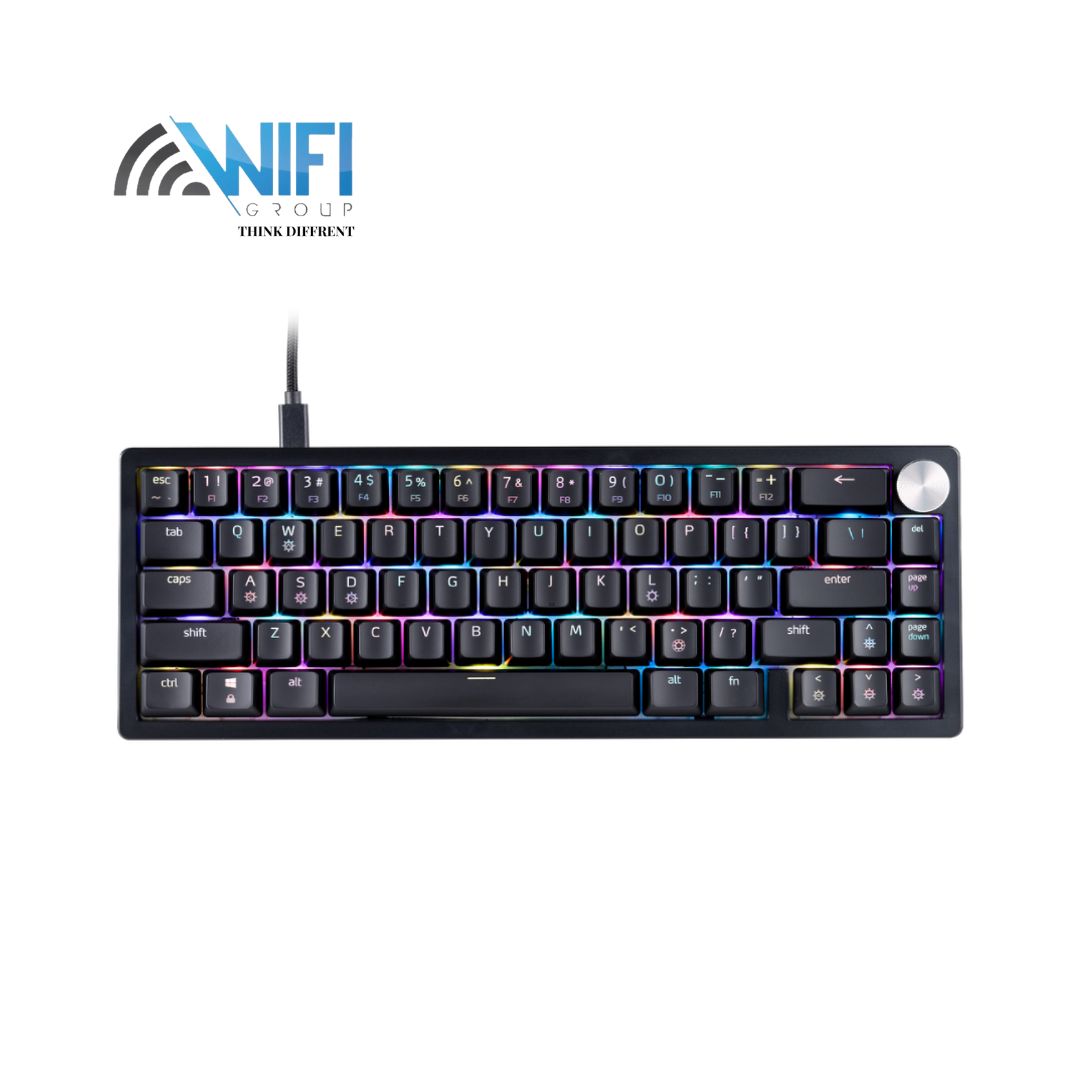 XPG SORCERER Mini Gaming Keyboard 65% - Compact Gasket Mount - XPG Red Mechanical Switches