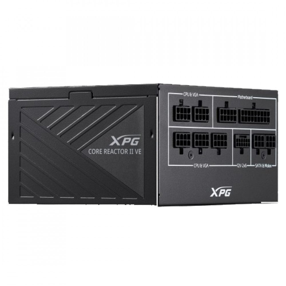 XPG Core Reactor II VE 850W — ATX 3.1, 80+ Gold, ATX, Fully Modular, Taiwanese Capacitor - Power Supply
