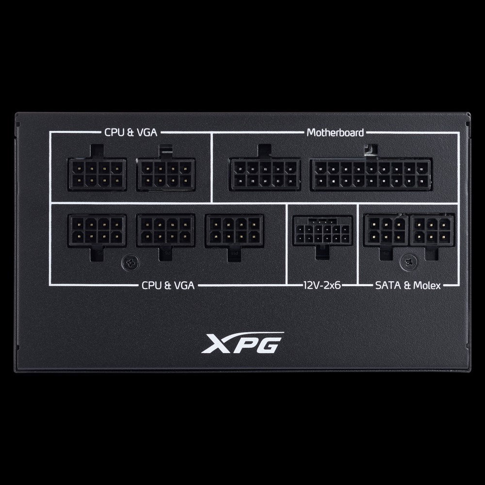 XPG Core Reactor II VE 850W — ATX 3.1, 80+ Gold, ATX, Fully Modular, Taiwanese Capacitor - Power Supply