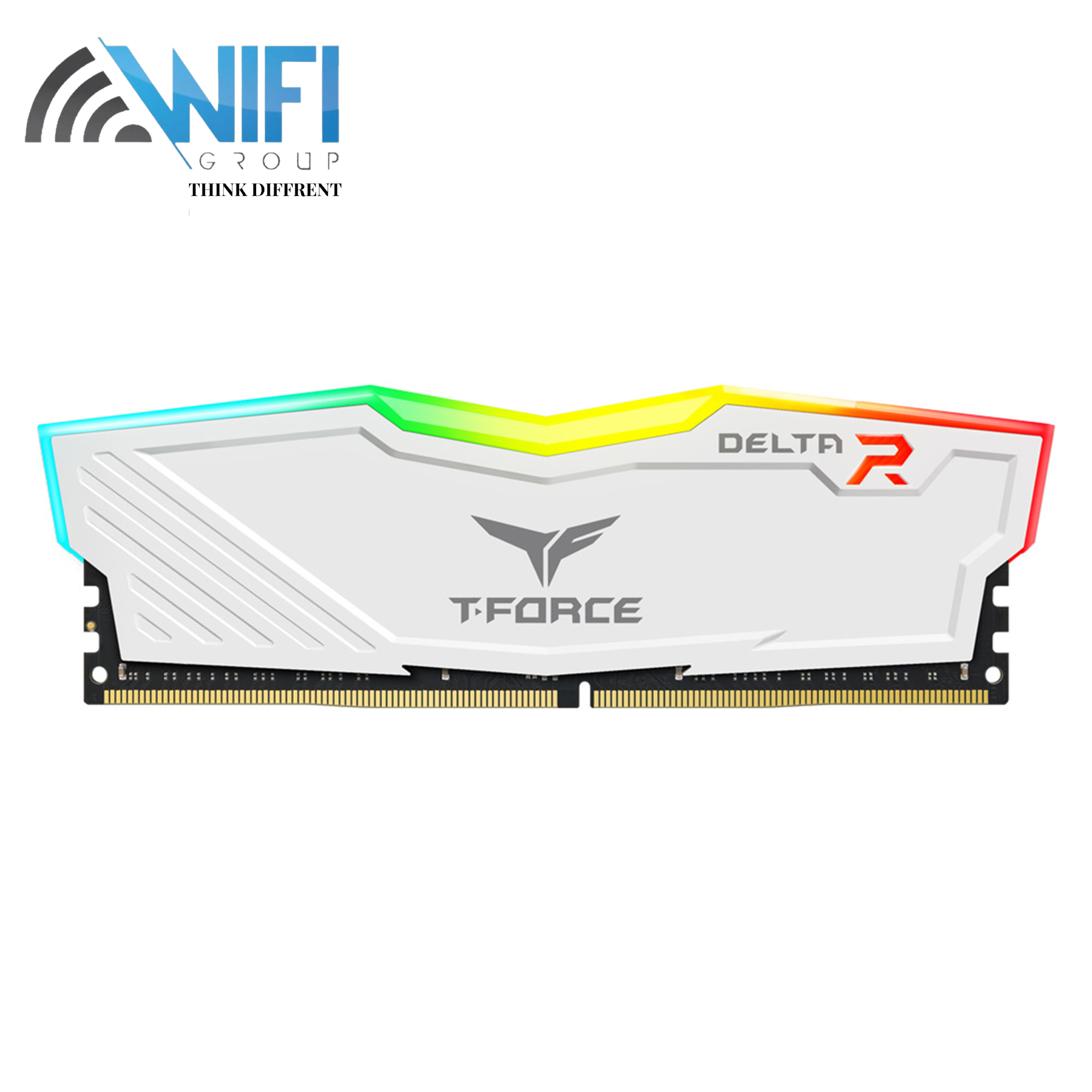 TeamGroup T-Force Delta RGB 8GB 3200 DDR4 CL16 RAM DESKTOP WHITE