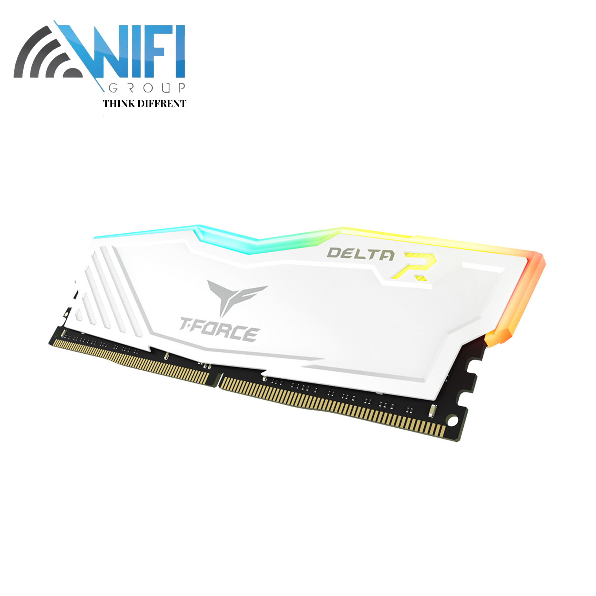 TeamGroup T-Force Delta RGB 8GB 3200 DDR4 CL16 RAM DESKTOP WHITE