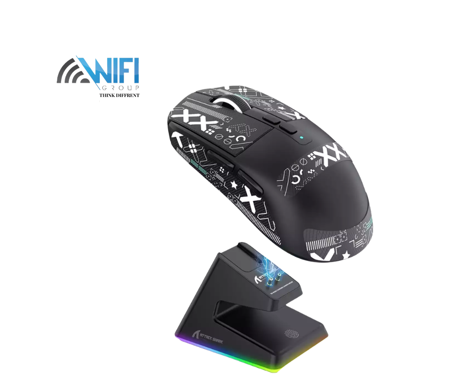 ATTACK SHARK X6 Tri-Mode Wired/Wireless 2.4GHz/BT5.2Gaming Mouse with