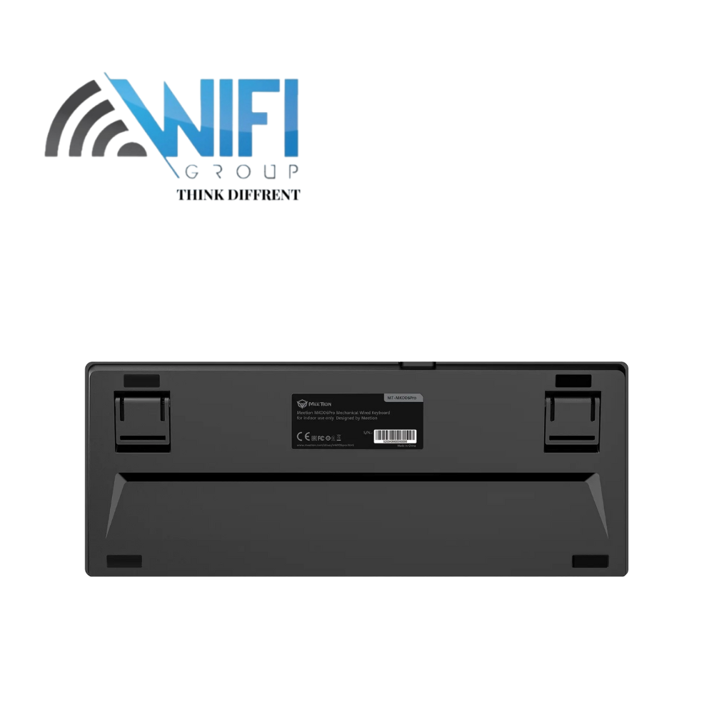 Keyboard Meetion MK006 PRO RGB 75% Hot Swappable Red switch Arabic Wired Mechanical