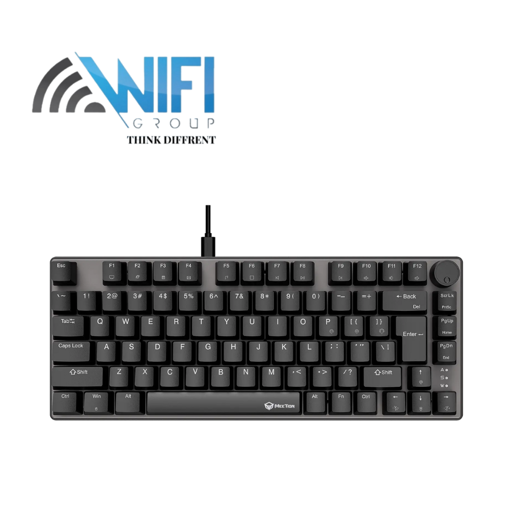 Keyboard Meetion MK006 PRO RGB 75% Hot Swappable Red switch Arabic Wired Mechanical