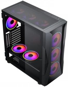 Xander Velox Gaming Case Mid Tower 4 Fan RGB Black 2200