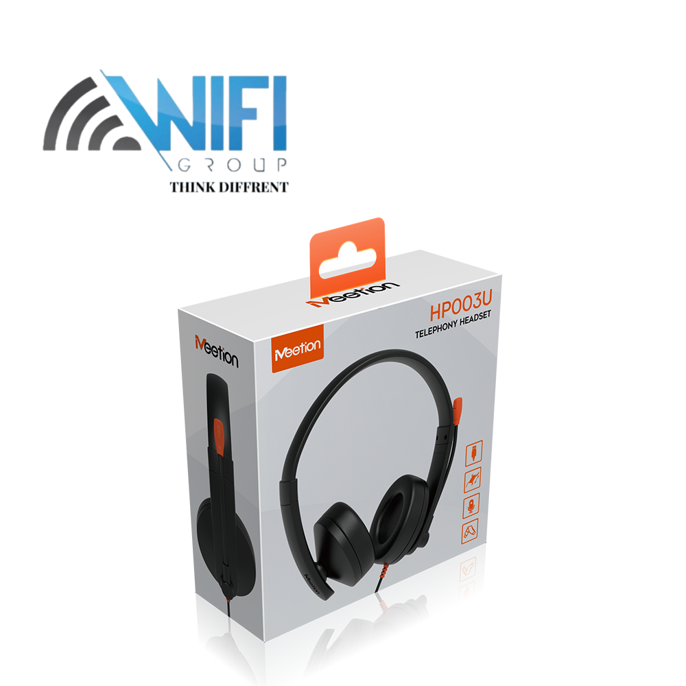 Headset Meetion HP003U Usb Wired