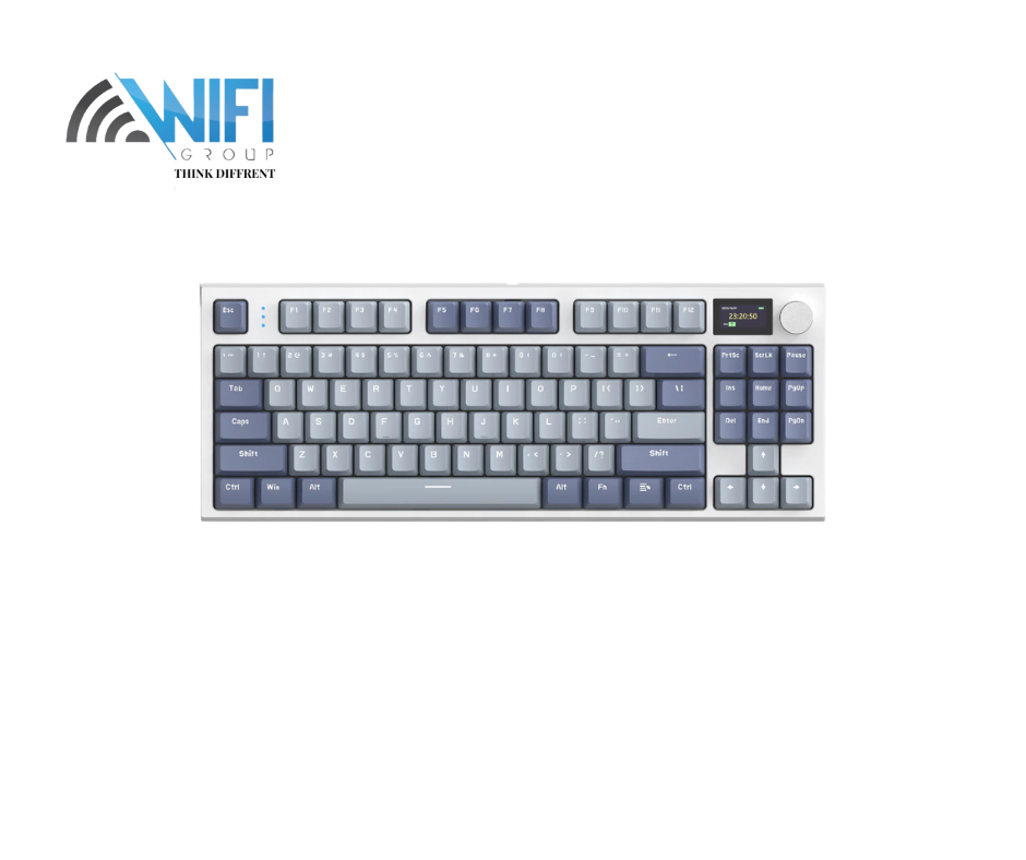 Attack Shark K86 Three mode RGB Display guest -made heat plug -in mechanical keyboard Moonlit night