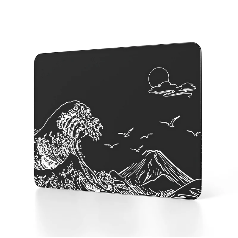 Attack Shark CM05 glass mouse pad contour color