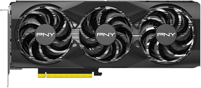 PNY NVIDIA GeForce RTX 5070 OC BLACK Triple Fan Graphics Card 